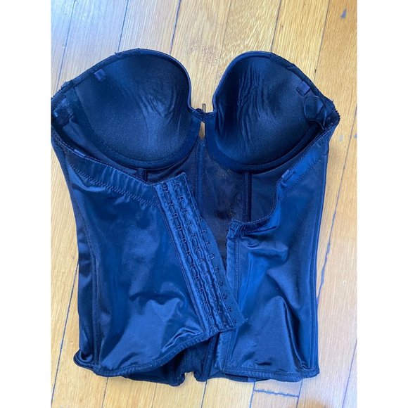 Ladies Size 34B Jezebel Black Lace Corset Bra - Picture 4 of 4